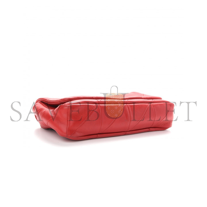 YSL JAMIE 4.3 SHOULDER BAG QUILTED LEATHER RED 918257 (25*15*7.5cm)